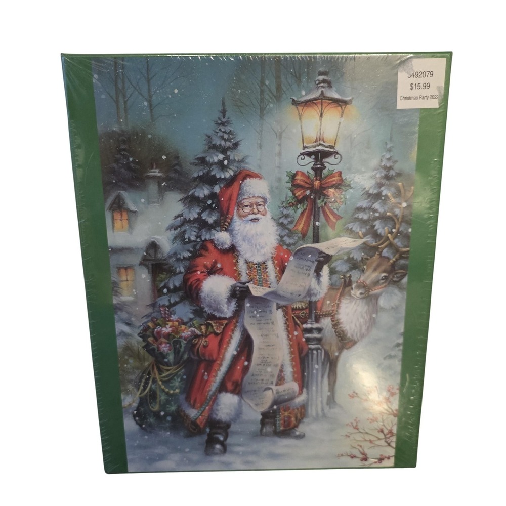 Brother Sister Design Studio Christmas Party 1000 Piece Oversized Puzzle Santa